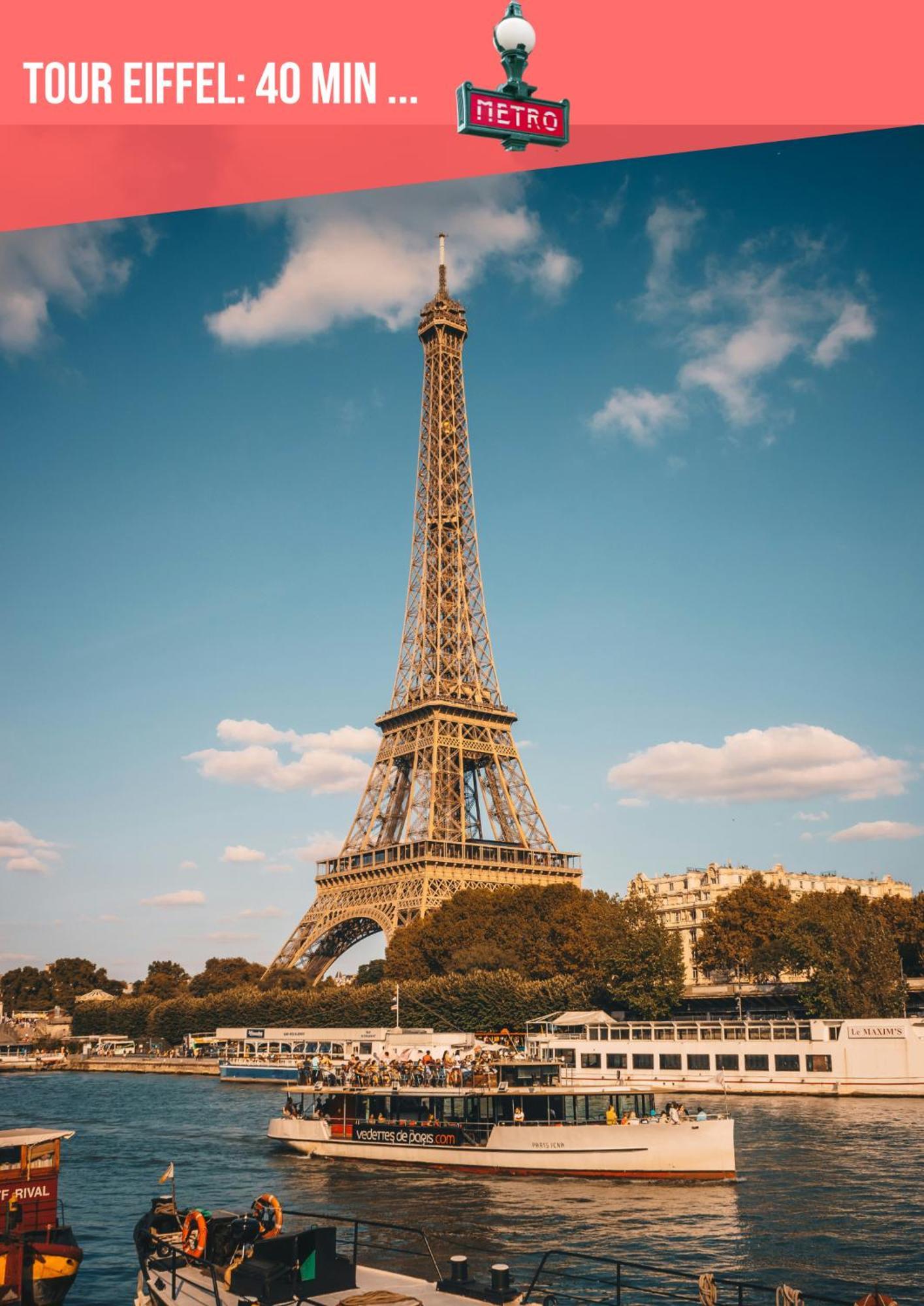 Charmant Appartement Calme Proche De Paris Сен-Дени Экстерьер фото